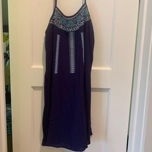 Navy blue sun dress
